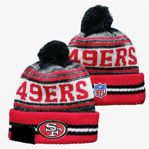San Francisco 49ers NFL Knit Winter Hat Beanie On Field Sideline Fleece